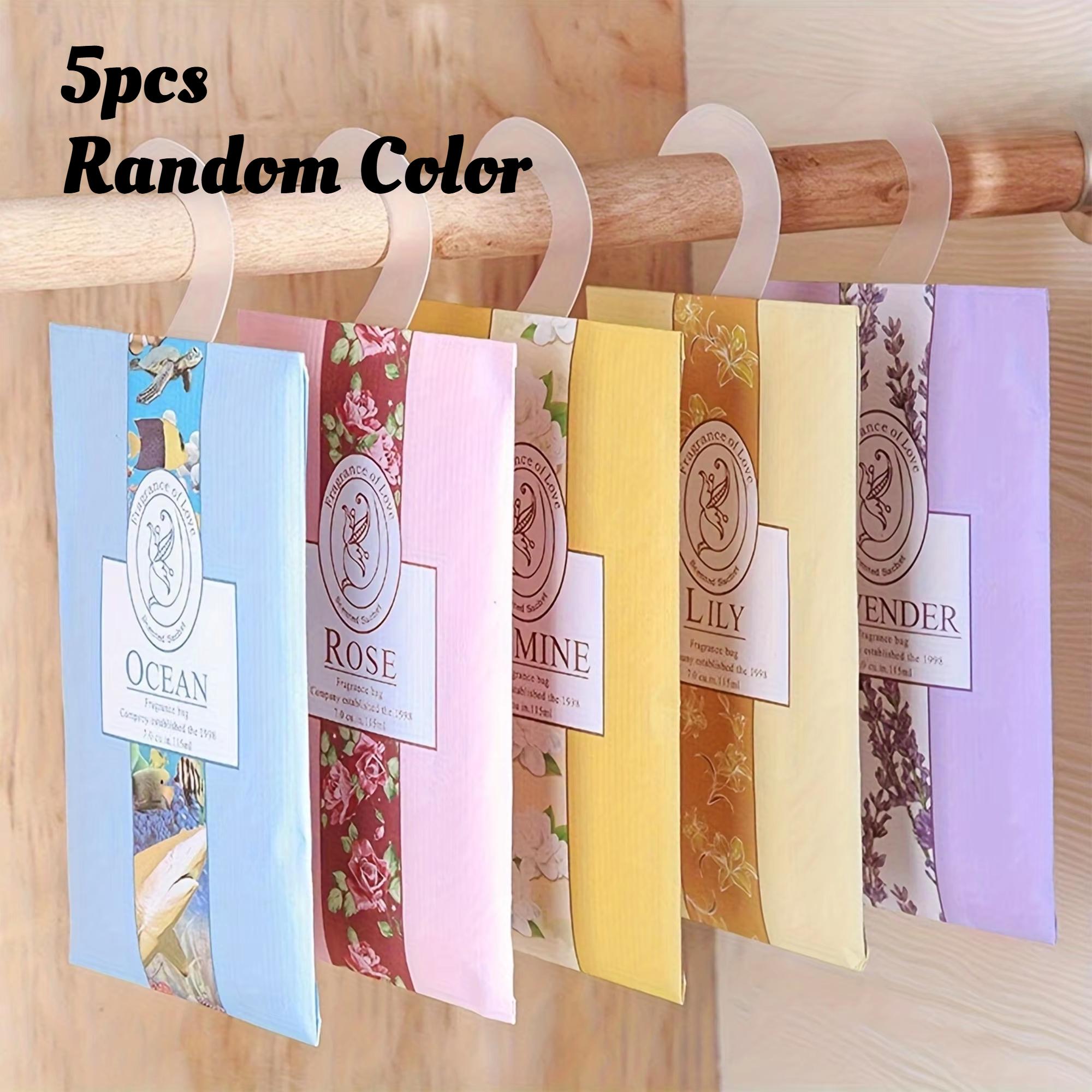 

5pcs Wardrobe Sachet Car Air Freshener Aromatherapy Fragrance Lasting Home Toilet Removal Scented Bag Bathroom Supplies Fresher