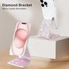 Diamantbesetzter Handyhalter Büro-Handy-Ständer Desktop-Artefakt Tablet-Ständer