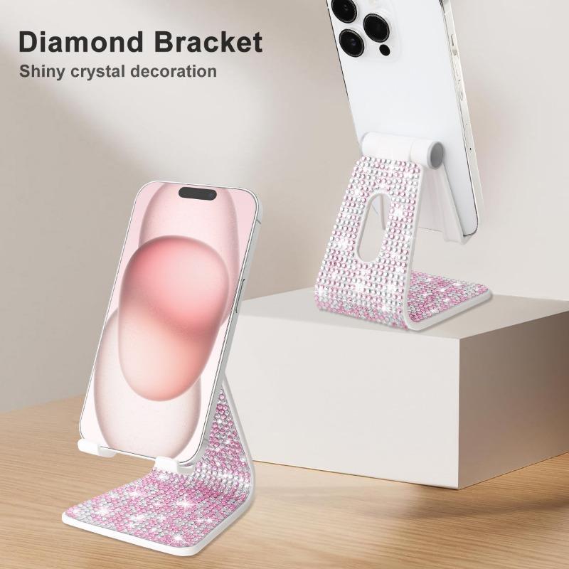 Diamantbesetzter Handyhalter Büro-Handy-Ständer Desktop-Artefakt Tablet-Ständer