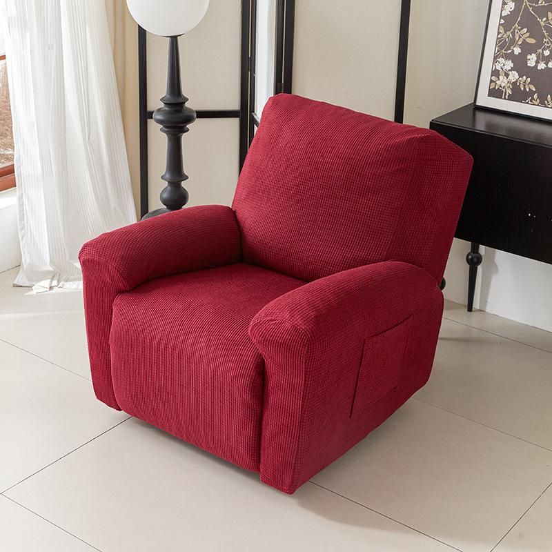Capa de Sofá Chivas Regal de Veludo de Milho Elástica Dividida Capa de Poltrona Reclinável Elétrica Funcional Chivas Regal