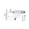 Multifunctional Outer Diameter Micrometer 0-25mm for Pipe Diameter, Wall, Shaft, Groove, Step Height, and Narrow Dimensions Measurement.