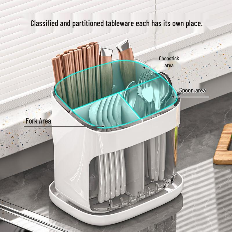 Kitchen Countertop Utensil Drainer