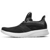 Slip Resistant, Abrasion Resistant, Breathable, Coverage, Lightweight Low Top Running Shoes Men's Black Gray 91828876-4