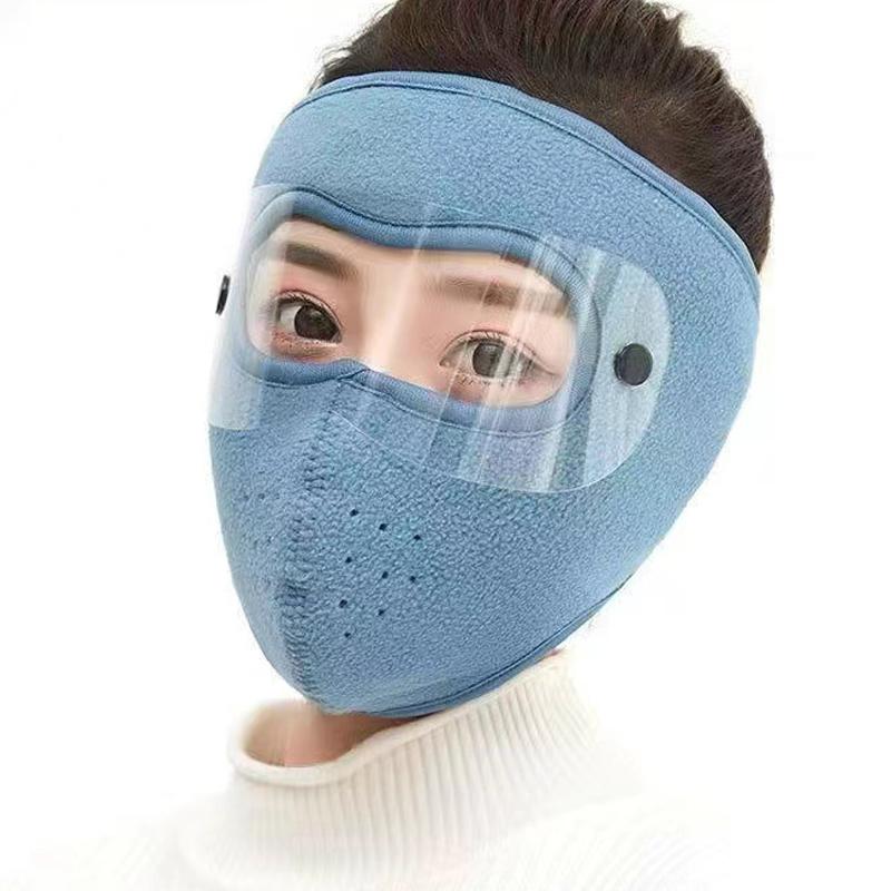 Winter Warm Mask For Women Thick Neck Protection Earmuffs Riding Windproof Cold And Frostproof