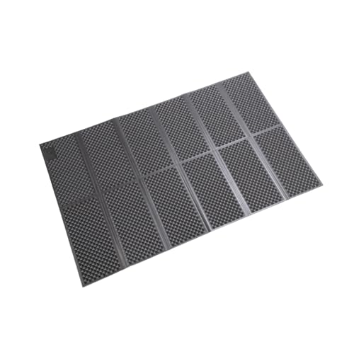 Captain Stag IXPE Foam Camping Mat, Double, 116 X 183 Cm, Aluminum-Coated, with Storage Bag, Black X Silver, UB-3086