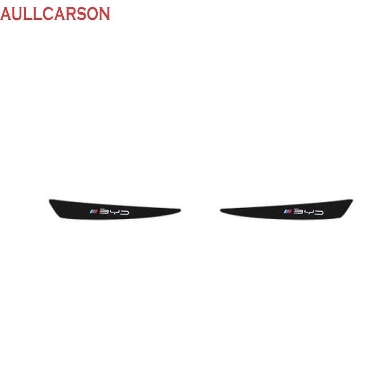 

Кожаные наклейки на пороги автомобиля для BYD Atto 3 EV 2022 2023, защитная пластина из углеродного волокна, пороговая полоса, задняя дверь Tailgate out 1pcs