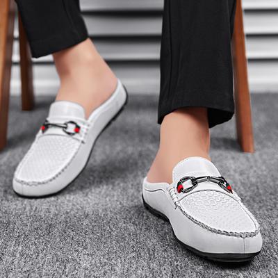 Mode Herren Slipper Lässige Laufschuhe Neuankömmling Herren Halbschuhe Neue Bequeme Weiche Hausschuhe Leder Mode Freizeit Laufschuhe