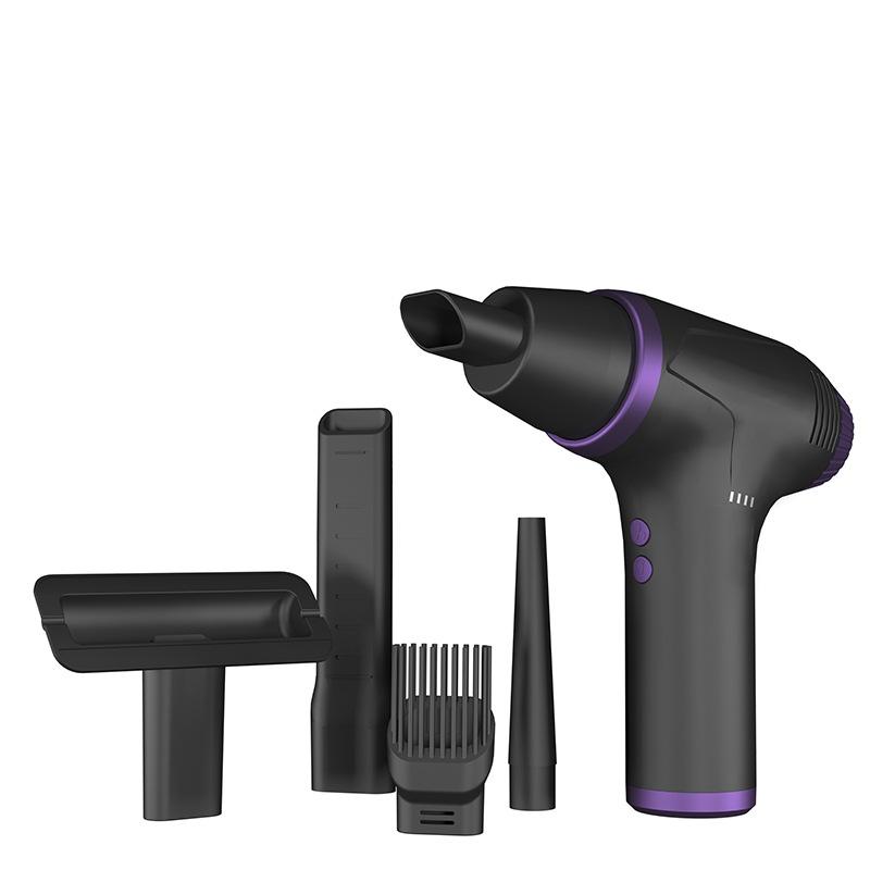 Portable car vacuum cleaner for household wireless handheld small large suction rechargeable high power blowing and suction