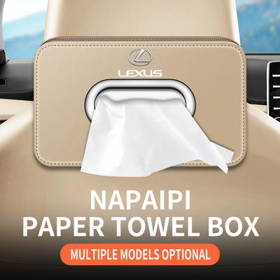 KLGV1 F SPORT ES UX 300e GS GX IS LBX NX RX Boîte à mouchoirs de voiture haute capacité Sac de rangement Kleenex Accessoires