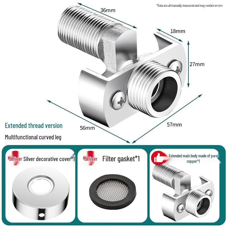 MDNG Universal Angled Shower Adapter