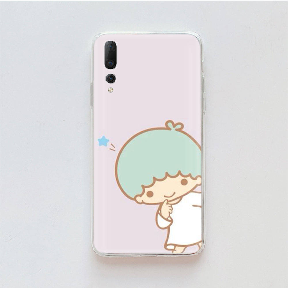 Transparente Hülle für Samsung A04 A14 A23 M33 M53 Realme 10 9 C35 C55 VIVO X80 Infinix Hot 30 Note 11 Tecno Spark 8P Pro L-30 Little Twin Stars