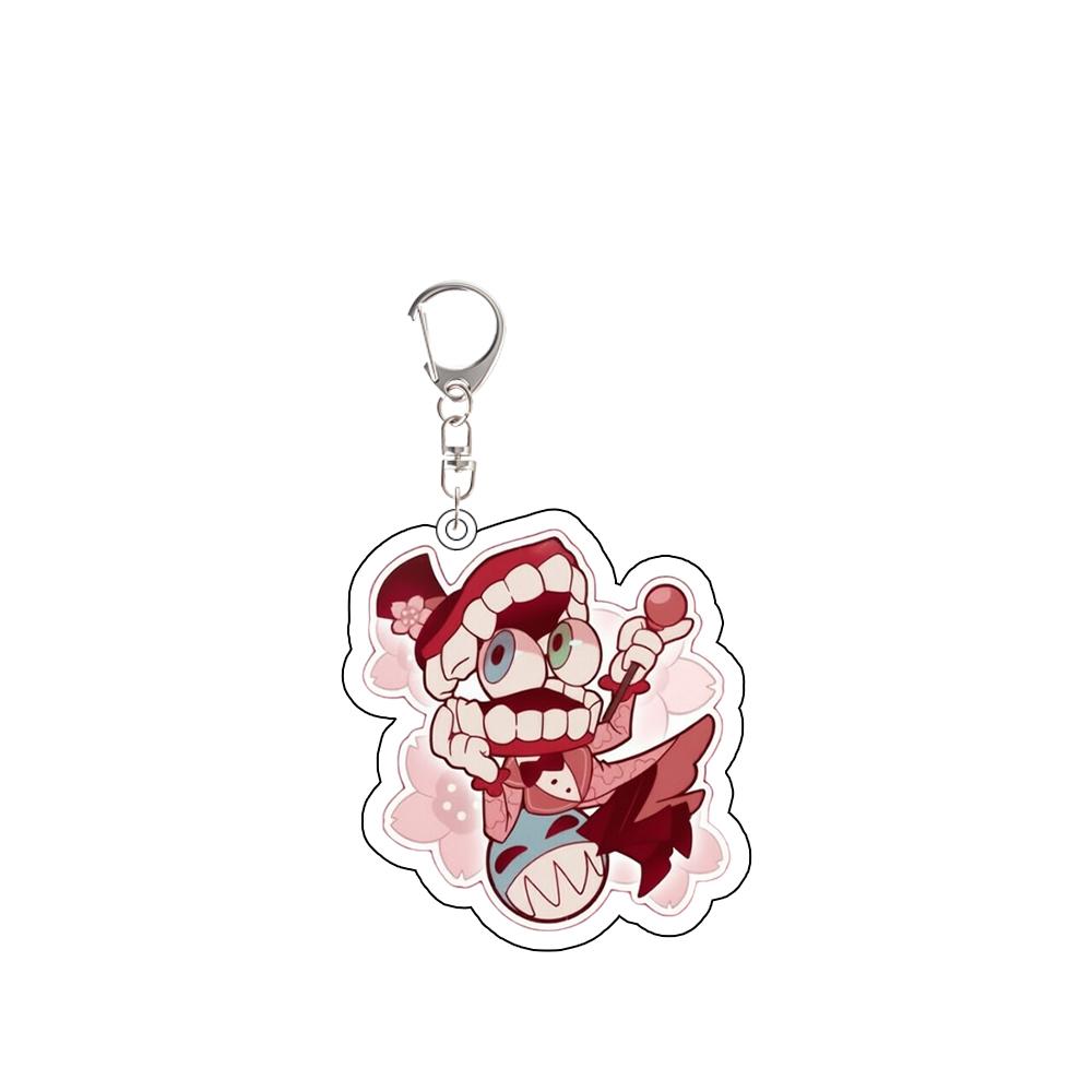 

Anime Peripheral Acrylic KeyChain for TADC Pomni Jax Ragatha Gangle Zooble Kinger Exquisite Backpack Accessories Festival Gift