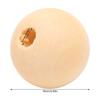 100pcs Bulk Pack Round Wood Beads Multipurpose DIY Wood Beads Wooden Spacer Beads  DIY Crafting