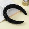 Imitation Pearl Hair Hoop Wide Heightened Headband Flexible Comfortable Fit Hair Hoop Hair Accessory