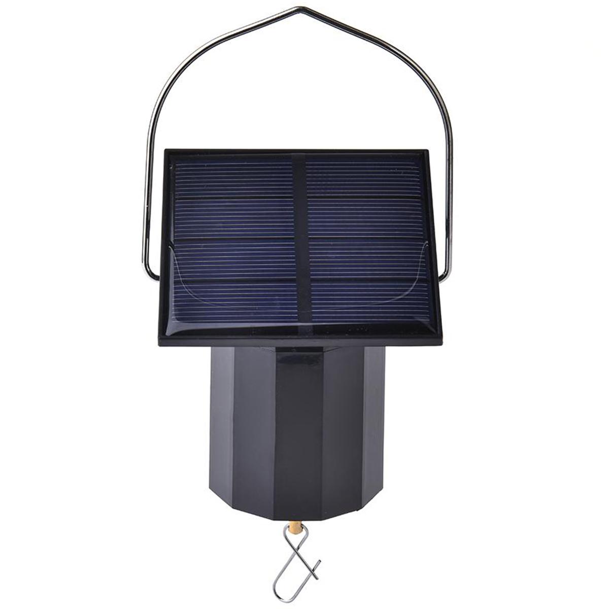 

Ветряные колокольчики на солнечном двигателе, ветряные колокольчики, ветряная вертушка, не требующая батареек, экологически чистое украшение, подвешиваемое и вращающееся с крючком чёрный