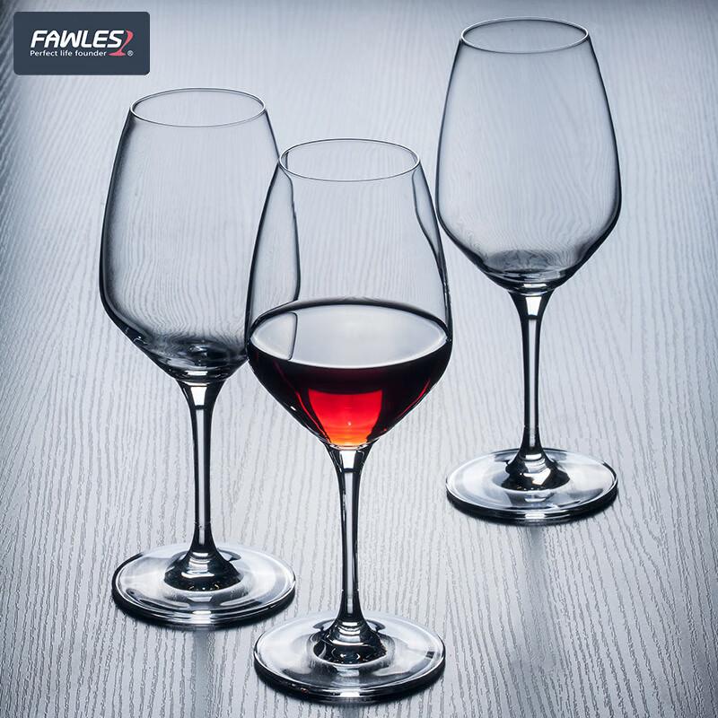 FAWLES Large Burgundy Crystal Wine Glass