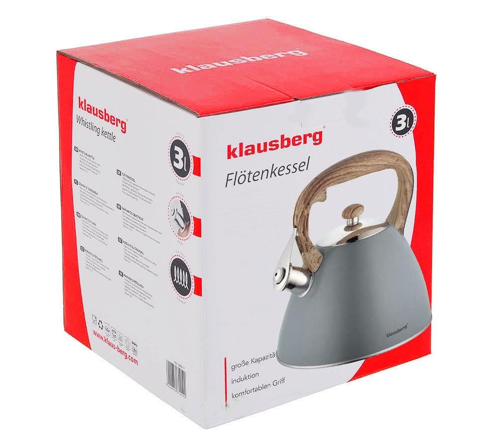 KLAUSBERG WHISTLING KETTLE 3L KB-7297