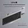 Lofree Flow84 Mechanische Tastatur mit geringem Profil, Dual-Mode