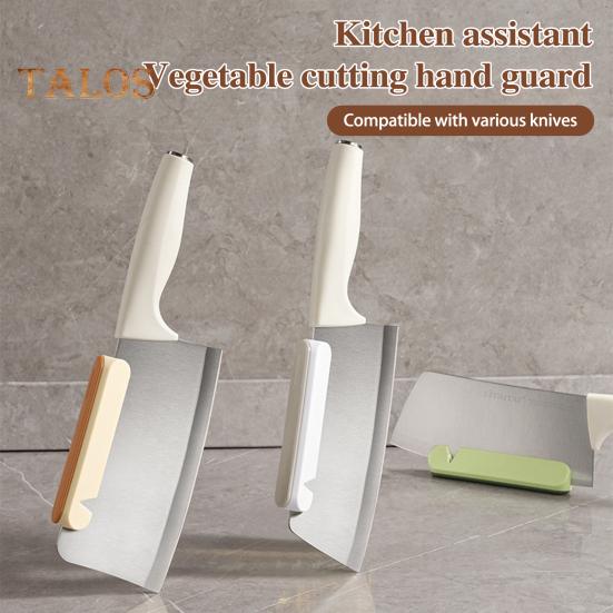 Cutter-Assistent-Werkzeug mit Spitzer, verlängerte Klemme für sicheres Hacken, Multifunktions-Cutter-Schärfer, Handschutz, Küchen-Cutter-Zubehör