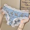 Damen Unterwäsche Bedruckte Slips Atmungsaktiver Komfort Sexy Panties Passend 50 kg bis 100 kg