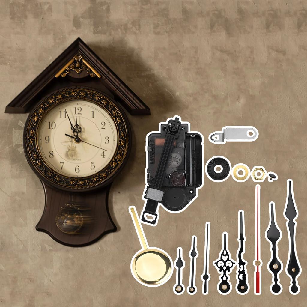 Clock Repairing DIY Clock Kit Clock Movement Set Diy 56x56x16mm Compatible With Various Designs For DIY Projects