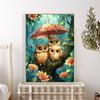 5d DIY Diamond Painting Cross Stitch Animal Owl Diamond Embroidery Mosaic Full Round Drill Home Decor