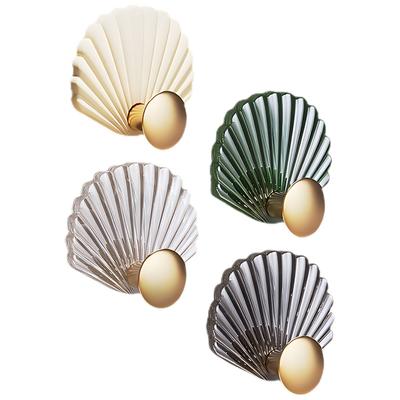4 Pcs Coat Hangers Shell Wall Hook Storage Hooks Heavy Duty Towel Decorative Household Sundries