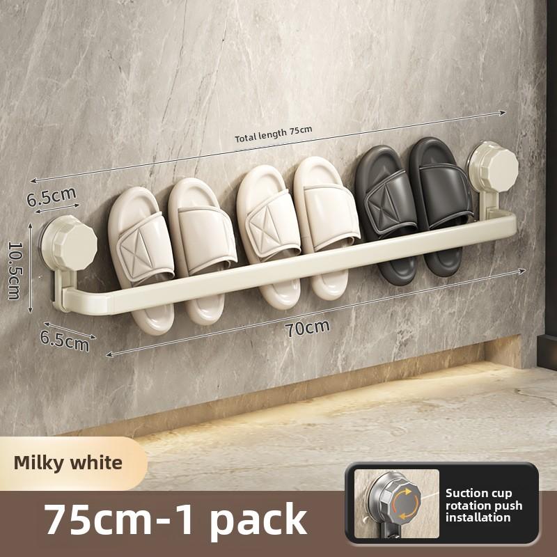 Bathroom Slipper Rack Wall-mounted Non-punching Toilet Toilet Shoe Drain Rack Storage Artifact Rack Suction Cup