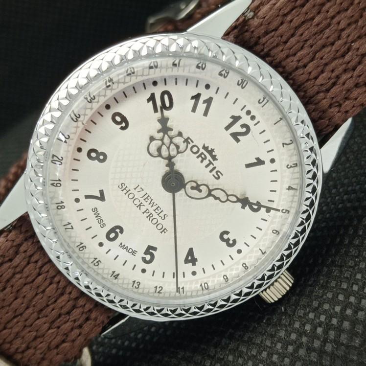 

REFURBISHED FORTIS WINDING SWISS MENS WRIST SILVER DIAL WATCH 622c-a416839-2 lot622c-a416839