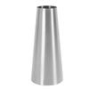 Tall Vase 201 Stainless Steel Metal Flower Vase Modern Minimalist Table Centerpiece Decoration for Home Wedding Silver