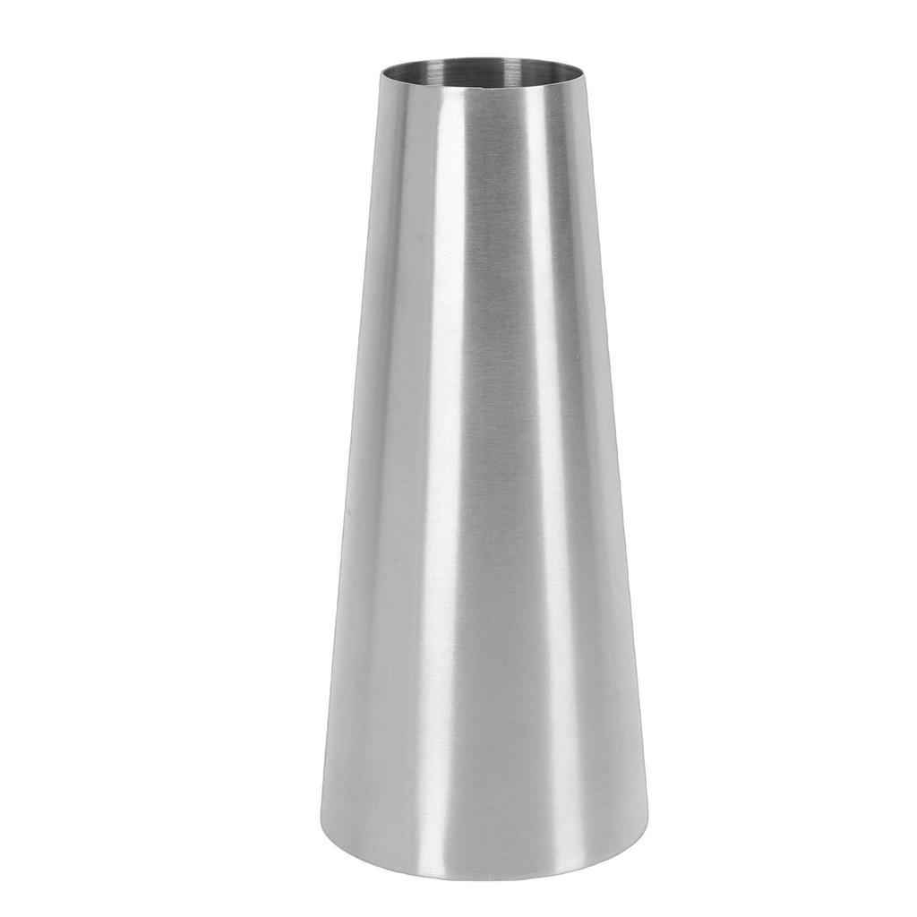 Tall Vase 201 Stainless Steel Metal Flower Vase Modern Minimalist Table Centerpiece Decoration for Home Wedding Silver