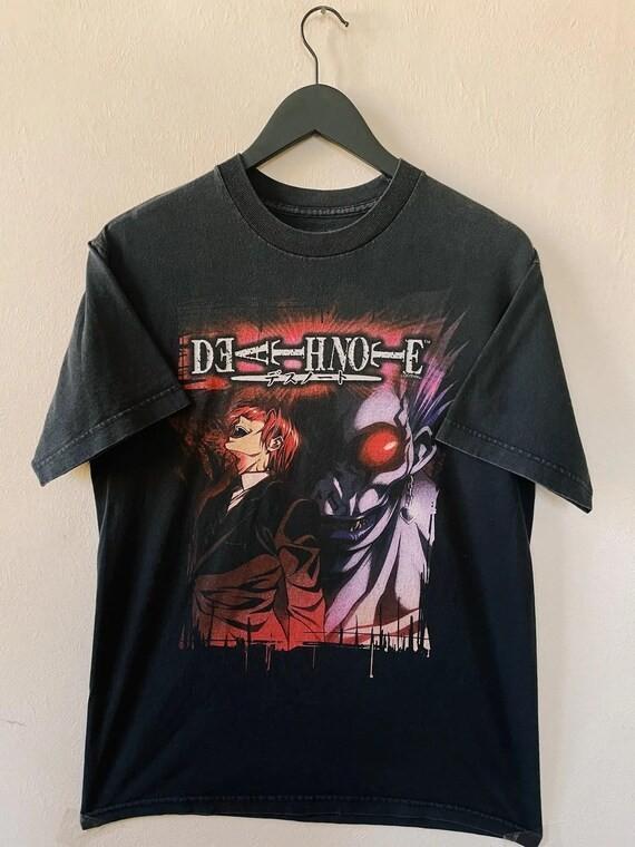 Vintage 2004 Death Note Kira Ryuk Licensed T-shirt AN63220 Unisex T-Shirt S