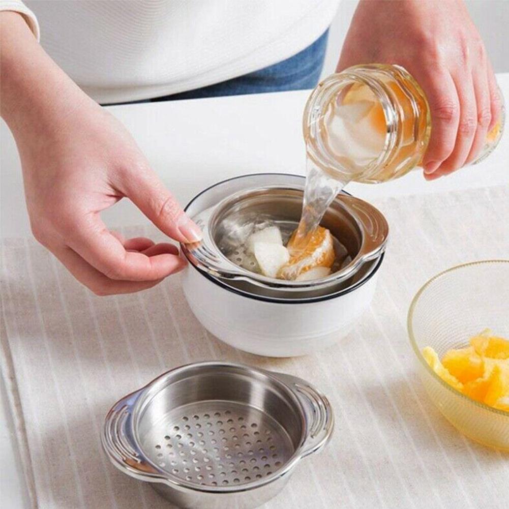 Universal 304 stainless steel Strainer Food Sieve High Temp Colanders Oil Remover Drainer Beans/Vegetables/Fruit