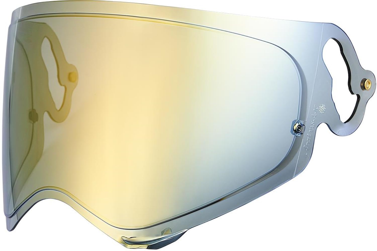 

Yamashiro EXTRA Shield for Arai Motorcycle Compatible with Model EX036800 (Extra Shield) VAS-A Helmet, Semi-Smoke/Gold, Tour-Cross V,