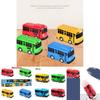 High-quality Mini Bus In Nine Colors With Working Doors Educational Toy Set