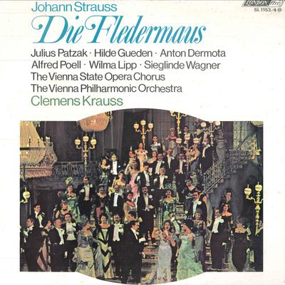 LP Schallplatte CLEMENS KRAUSS, WIENER PHILHARMONIKER - Johann Strauss Die Fledermaus SL11534 DECCA 1975 Japan Klassik Gebraucht