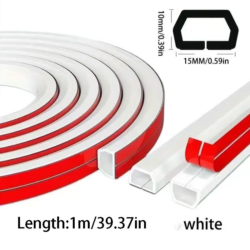 

1Roll 118 Cable Management Sleeve - Self-Adhesive PVC Cord Hider for Wall & Floor, Insulated Wire Cover