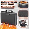 Waterproof Handheld File Bag 13 Accordion Pocket Portable Safe Storage Case  Home