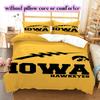 Rugby logoPattern Bedding Quilt Set Quilt Cover Pillowcase Home Decoration Birthday Gift (1 * duvet cover + 2 * pillowcase, without core)
