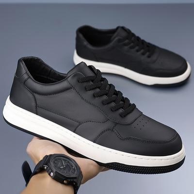 New Men's Casual Shoes Leather Breathable Men's Versatile Board Shoes Men's Shoes Shoes