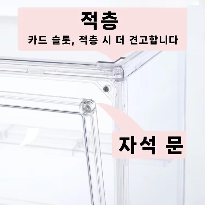 Clear Display Box for Fingures Clear Acrylic Foldable Toy Display Case for Figurines and Blind Box Dolls Action Figure Organizer
