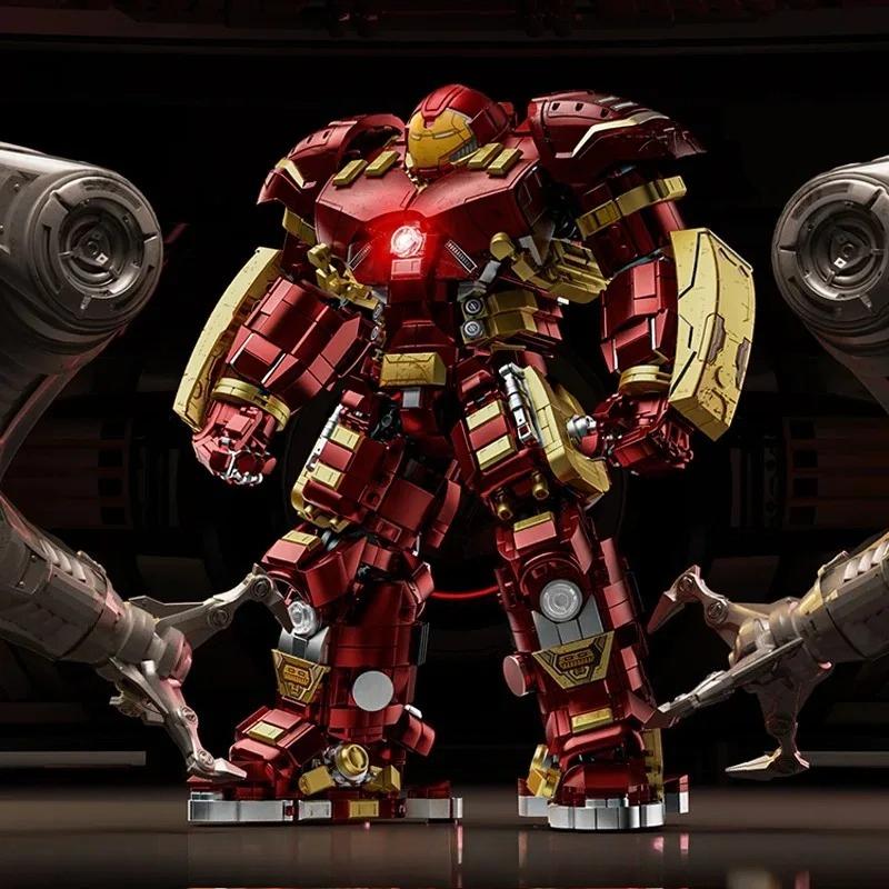 Superheroes Moc Building Blocks 2600+Pcs Marvel Iron Man Bricks Set Room Ornament Diy Toys Christmas Gifts For Kids Boys Adult