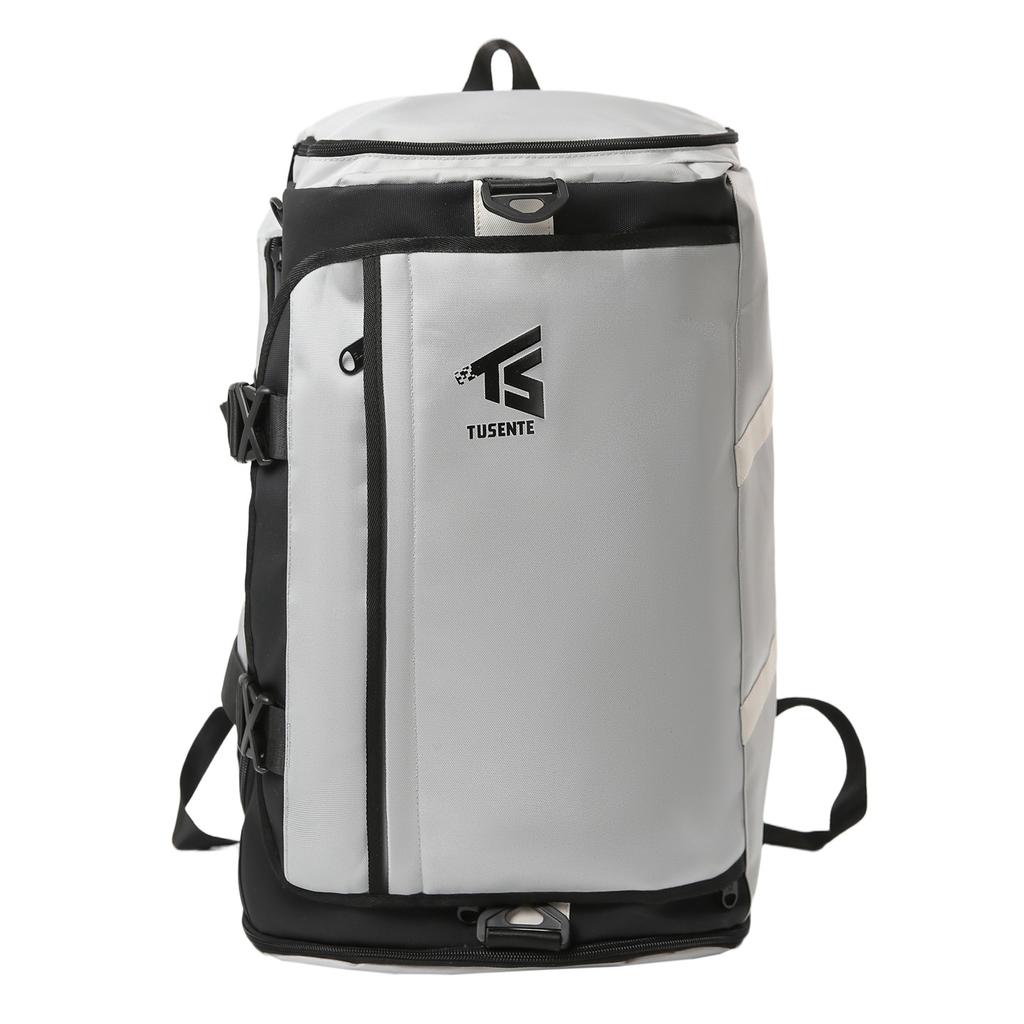 Schoolbag Korean Version Large-capacity Backpack Men's Trendy Cool Backpack Anti-splashing Water Can Be Messenger Three-purpose Travel Bag 