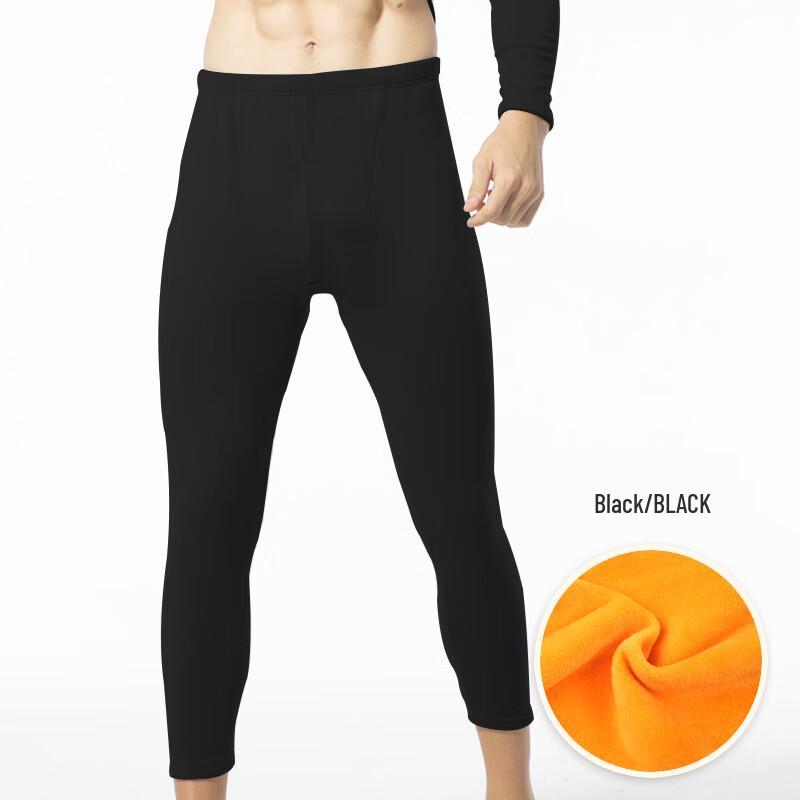 

Мужские термобрюки на подкладке из золотистого норкового бархата 3XL