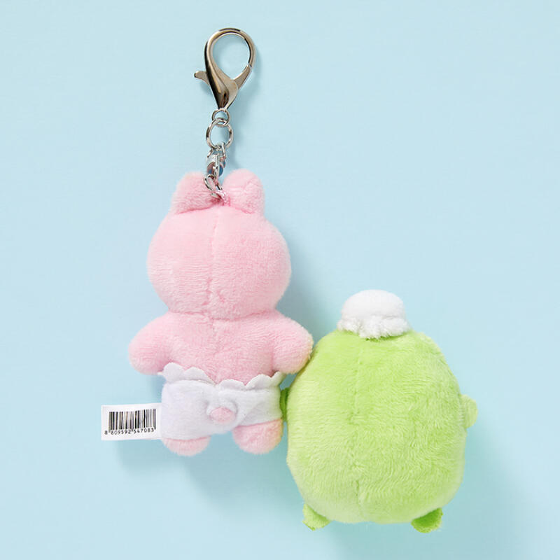 Pantyhose Rabbit Bald Friends Keychain (10cm) (34012163)