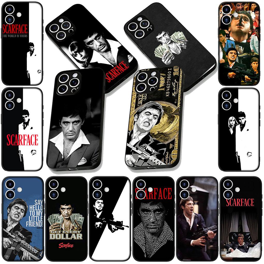Phone Cover for Samsung Galaxy Note 20 9 8 S8 S10 S9 Plus A54 A33 A21S A31 M21 S10E A17 Case Scarfaces Al Pacino Tony Montana