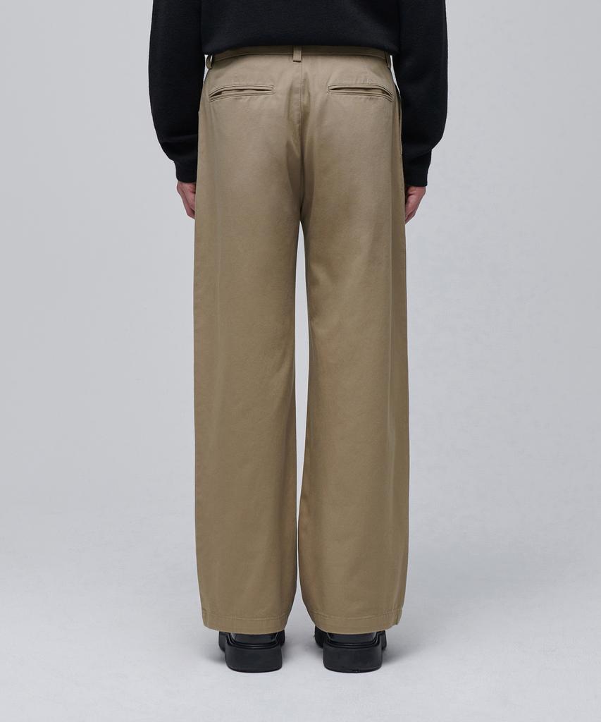 MUSINSA STANDARD Two-Tuck Wide Chino Pants [Beige]