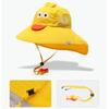SKids Sun Hat UPF50+ UV Protection Wide Brim Beach Hat with Neck Flap Adjustable Summer Cap for Toddler Boys Girls