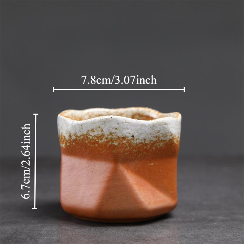 

Кружка для кофе, обожженная в печи, Маленькая чашка, обожженная в печи, Пиала для кунг-фу, Ретро-керамическая чайная чашка, Горячая распродажа, Керамическая чашка мастера 170ml