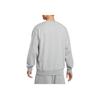 Nike Solo Swoosh Solid Color Crew Neck Casual Loose Long Sleeve Sweatshirt Men sweatshirt Gray DX0812-063